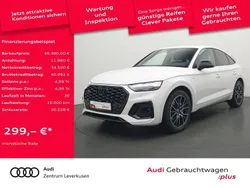 Weiß Gebraucht 2022 Audi Q5 Sportback S-Line SUV | 46.480 € (Etwas zu teuer)