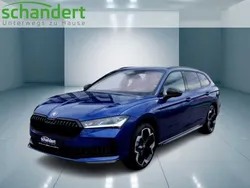 Atlantikblau metallic Neu 2025 Skoda Superb SportLine Kombi | 59.450 €