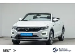 Pure white schwarz Gebraucht 2022 VW T-Roc Cabriolet R-line Cabrio | 26.988 € (Etwas zu teuer)