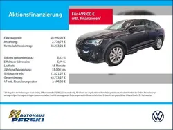Schwarz Gebraucht 2023 Audi Q3 Sportback S-Line SUV | 39.990 € (Fairer Preis)