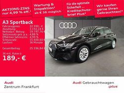 Brillantschwarz Gebraucht 2023 Audi A3 Sportback e-tron Limousine | 22.990 € (Superpreis)