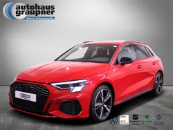 Rot Gebraucht 2022 Audi A3 Sportback S-Line Limousine | 34.877 € (Etwas zu teuer)