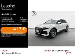 Gletscherweiß metallic Gebraucht 2025 Audi Q4 e-tron Advanced SUV | 46.499 € (Etwas zu teuer)