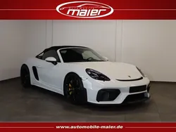 Weiß Gebraucht 2023 Porsche Boxster Spyder Cabrio | 107.900 € (Guter Preis)