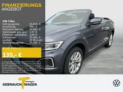 Grau Gebraucht 2024 VW T-Roc Cabriolet Style Cabrio | 25.650 € (Superpreis)