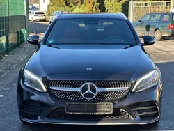 Schwarz Gebraucht 2019 Mercedes C200 AMG line Limousine | 16.299 € (Fairer Preis)