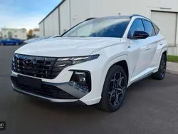 Atlas white Gebraucht 2023 Hyundai Tucson N Line SUV | 37.990 € (Teuer)