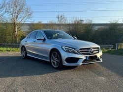 Silber Gebraucht 2015 Mercedes C220 AMG line Limousine | 25.790 €