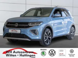 Clear blue metallic Neu 2025 VW T-Cross R-line SUV | 43.395 €