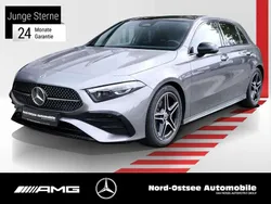 Metalliclack mountaingrau Gebraucht 2024 Mercedes A180 AMG Limousine | 30.990 € (Fairer Preis)