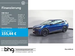 Blau Gebraucht 2022 VW ID.4 Pure SUV | 20.620 € (Superpreis)
