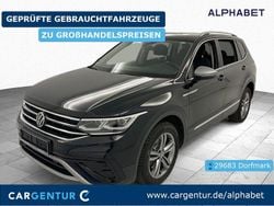 Schwarz Gebraucht 2022 VW Tiguan Allspace Elegance SUV | 33.395 € (Superpreis)