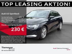 Schwarz Gebraucht 2024 Audi A3 Sportback Advanced Limousine | 33.210 € (Guter Preis)