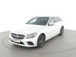 Weiß Gebraucht 2019 Mercedes C180 AMG line Kombi | 23.800 € (Fairer Preis)