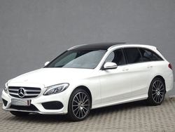Diamantweiß bright designo Gebraucht 2017 Mercedes C400 AMG line Kombi | 24.980 € (Guter Preis)
