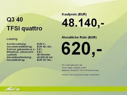 Chronosgrau metallic Gebraucht 2025 Audi Q3 S-Line SUV | 48.140 € (Etwas zu teuer)