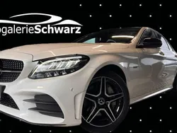 Designo diamantweiss bright Gebraucht 2020 Mercedes C300e AMG Limousine | 33.490 € (Etwas zu teuer)