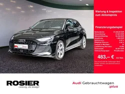 Schwarz / mythosschwarz Gebraucht 2024 Audi A3 Sportback Advanced Plus Limousine | 37.248 € (Etwas zu teuer)