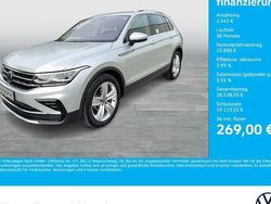 Reflexsilber metallic Gebraucht 2022 VW Tiguan Elegance SUV | 28.422 € (Guter Preis)