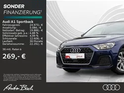 Blau Gebraucht 2024 Audi A1 Sportback Advanced Plus Kleinwagen | 23.870 € (Fairer Preis)