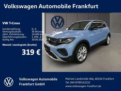Blau Neu 2025 VW T-Cross Life SUV | 30.999 € (Etwas zu teuer)