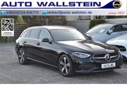 Obsidianschwarz metallic Gebraucht 2023 Mercedes C220 Avantgarde Kombi | 37.480 € (Fairer Preis)