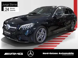 Metalliclack smaragdgrün Gebraucht 2019 Mercedes C200 AMG Kombi | 26.390 € (Fairer Preis)