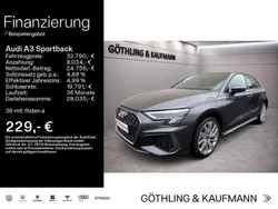 Grau Gebraucht 2024 Audi A3 Sportback S-Line Limousine | 32.790 € (Guter Preis)