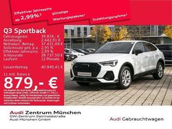 Gletscherweiß metallic Gebraucht 2022 Audi Q3 Sportback S-Line SUV | 39.874 € (Fairer Preis)