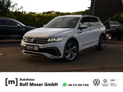 Pure white Gebraucht 2021 VW Tiguan R-line SUV | 36.490 € (Fairer Preis)