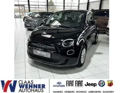 Onyx schwarz) (schwarz Gebraucht 2021 Fiat 500e Action Kleinwagen | 12.900 € (Fairer Preis)