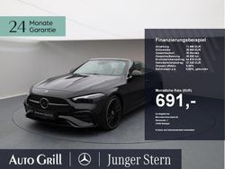 Obsidianschwarz (metallic) Gebraucht 2024 Mercedes 200 AMG Cabrio | 56.420 €