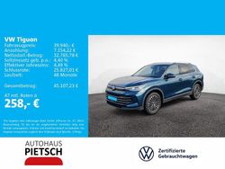 Blau Gebraucht 2024 VW Tiguan Elegance SUV | 39.940 € (Etwas zu teuer)
