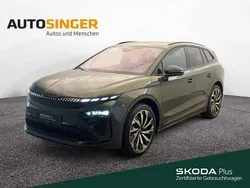 Olibogrün metallic Gebraucht 2025 Skoda Enyaq iV SportLine SUV | 52.850 € (Fairer Preis)