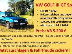Grün Gebraucht 1992 VW Golf III GT Limousine | 5.200 €