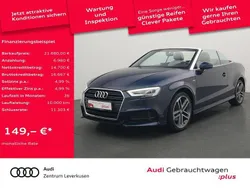 Kosmosblau Gebraucht 2017 Audi A3 Cabriolet S-Line Cabrio | 21.680 € (Fairer Preis)