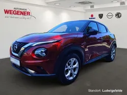 Fuji sunset red/black Gebraucht 2020 Nissan Juke N-Connecta SUV | 17.770 € (Fairer Preis)