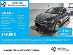 Schwarz Gebraucht 2022 VW T-Roc R-line SUV | 26.890 € (Fairer Preis)