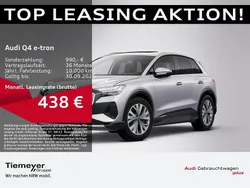 Silber Gebraucht 2024 Audi Q4 e-tron S-Line SUV | 48.690 € (Superpreis)
