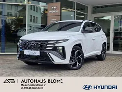 Atlas white / sol Neu 2025 Hyundai Tucson N Line SUV | 39.290 € (Fairer Preis)
