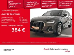 Z7 chronosgrau metallic Gebraucht 2025 Audi Q3 S-Line SUV | 43.330 € (Fairer Preis)