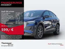 Blau Gebraucht 2022 Audi Q4 Sportback e-tron S-Line SUV | 37.840 € (Fairer Preis)