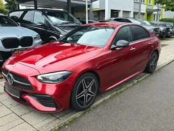 Rot Gebraucht 2022 Mercedes C300 AMG Limousine | 33.850 € (Teuer)