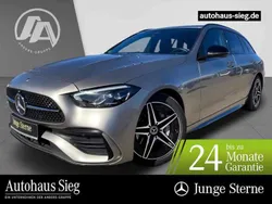 Mojavesilber Gebraucht 2023 Mercedes C220 AMG Kombi | 36.674 € (Fairer Preis)