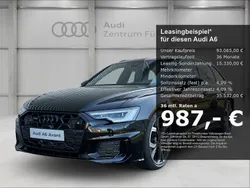 Schwarz Neu 2024 Audi A6 S-Line Kombi | 93.065 €