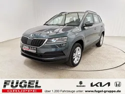 Quarzgrau metallic Gebraucht 2021 Skoda Karoq Ambition SUV | 19.899 € (Superpreis)