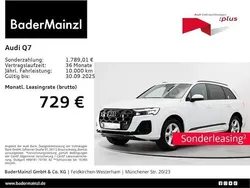 Gletscherweiß metallic Gebraucht 2024 Audi Q7 S-Line SUV | 73.330 € (Etwas zu teuer)