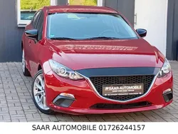 Rubinrot metallic Gebraucht 2015 Mazda 3 Prime-Line Limousine | 9.450 € (Fairer Preis)
