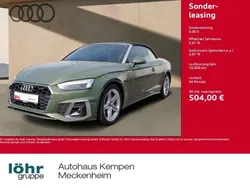 Distriktgrün metallic Gebraucht 2024 Audi A5 Cabriolet S-Line Cabrio | 50.980 € (Fairer Preis)