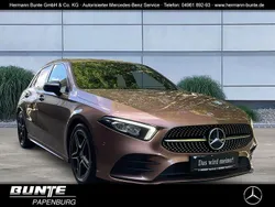 Rosegold (gold) Gebraucht 2021 Mercedes A200 AMG Limousine | 29.775 € (Etwas zu teuer)